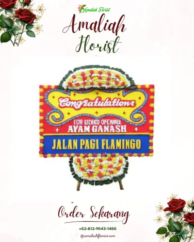 Bunga Papan Congratulation di Rijali